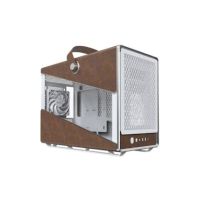 torre montech heritage pro white micro-atx 1x usb-c 4 ventiladores 400mm gpu vidrio templado