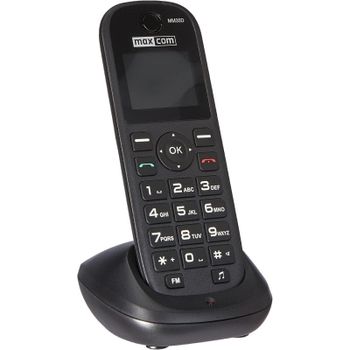 MaxCom MM35D Teléfono Inalámbrico DECT Negro