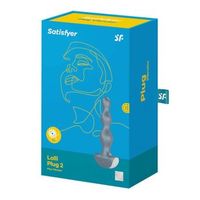 satisfyer lolli-plug 2 vibrador anal transparente 1un