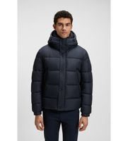 boss para hombre 50528573 abrigo omaris marino 48 casual poliester