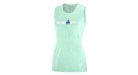 camiseta de tirantes compressport mujer ironman seaside verde