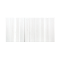 cabecero vertical recto decapado blanco flandes 200x80cm - madera