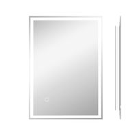 espejo de bano led 50x70 cm con interruptor tactil