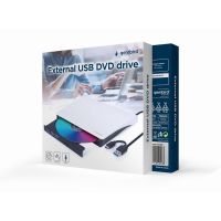 lectorgrabador externo gembird dvd-usb-03-bw dvdrw usb 31 tipo c 24x8x negro-blanco