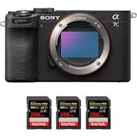 a7c ii negro  3 sandisk 256gb extreme pro uhs-ii sdxc 300 mbs  pdf mcz direct 20 tecnicas para m