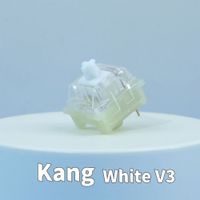 ktt kang-interruptores de teclado mecanico conmutador lineal color blanco 3 pines cherry rgb smd para juegos intercambio en caliente mx f75 gmk67
