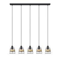 fabrilamp regleta burano 5xe14 forjaratan regx94x12 cm