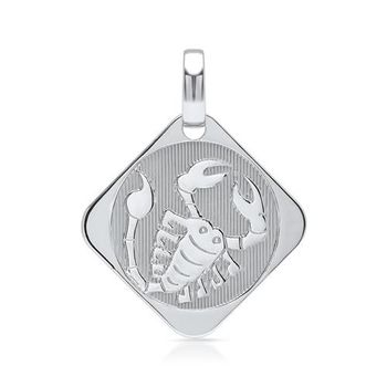 Colgante de plata 925 signo de la estrella escorpio