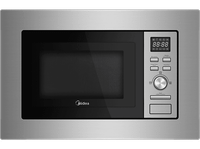 microondas integrable - midea mbmag720a-x 700 w 1050w potencia grill 7 funciones 17 l inox