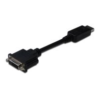 digitus cable adaptador displayport a dvi 15cm negro