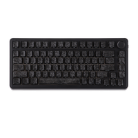 juego de teclas epomaker smokfiber cherry profile 120 teclas aspecto de carbono forjado teclas de pc con impresion lateral compatibles con estructura mx