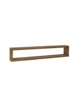 mueble de tv de madera maciza en tono envejecido de 200x30cm