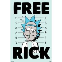erik maxi poster rick and morty free rick 915x61cm