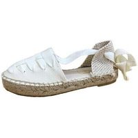 yowas sandalias alpargata lino beige para nino