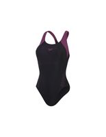 banador de natacion speedo mujer hyperboom splice racerback negromorado