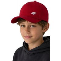 4f gorra u585czerwona para mujer