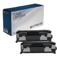 compatible multipack hp laserjet p2050 printer toner cartridges 2 pack -ce505a