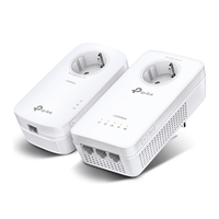 kit 2 adaptador de homeplug 1200mbps tp-link tl-wpa8631pkit ac1200