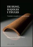de fang rajoles i teules. vocabulari etnografic de l ofici de ra joler