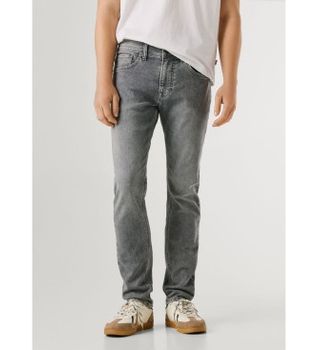 Pepe Jeans para hombre. PM20738988UG Jeans Slim Gymdigo gris (30/32), Casual, Algodón, Denim