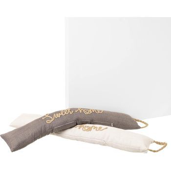 Pack 2 Sujeta Puertas Originales Tela Rellena De Arena 80x14x8 Cm