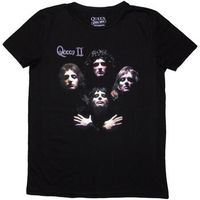 queen camiseta manga larga bo rhap classic para mujer