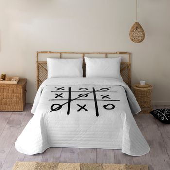 Icehome - Colcha Bouti Estampado - Gramaje 70 Gramos - Cama 180 - 3n Raya