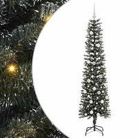 arbol de navidad artificial verde 180 cm pvc plastico y acero vidaxl