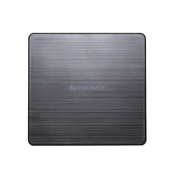 Unidad de disco óptico Lenovo DB65 DVD±RW externa negra ultracompacta