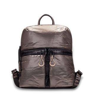 Hispanitas para mujer. BI254159 Mochila Samba Met gris (OSFA), Casual, Poliuretano