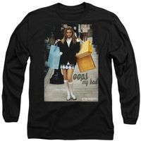 clueless camiseta manga larga oops my bad para mujer