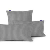 oxford funda de almohada gris