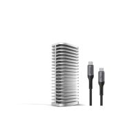 caja externa ssd terramaster d1 ssd pro m2 nvme aluminio plata usb-c thunderbolt 5