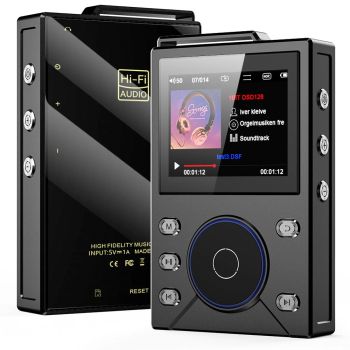 HIFI-02 HiFi reproductor de audio DSD256, decodificación de hardware, música sin pérdidas, reproductor Bluetooth LDAC, 3