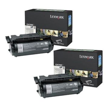 Original Multipack Lexmark T630ve Printer Toner Cartridges (2 Pack) -12A7465