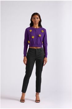 pantalón chino de algodón black