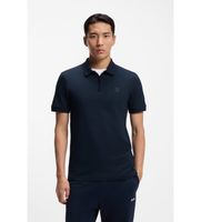 boss para hombre 50537507 polo slim fit marino l azul casual algodon manga corta