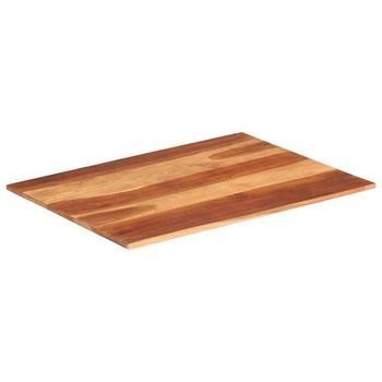 Tablero De Mesa | Tablero De Escritorio | Superficie De Mesa Madera Maciza De Acacia 15-16 Mm 60x80 Cm