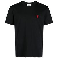 ami paris camiseta t-shirt bfuts001724001 black para mujer