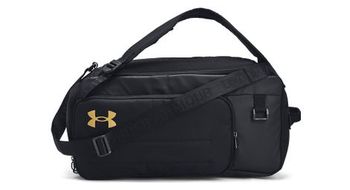 Bolsa de deporte pequena under armour contain duo negro oro