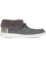 de hey dude botines dude wendy fold stitch cozy black