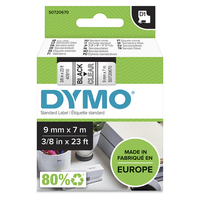 d1 - cintas dymo 9mmx7m negtrans