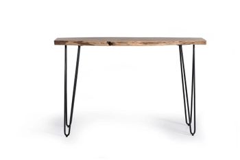 Consola fabricada en madera maciza de acacia