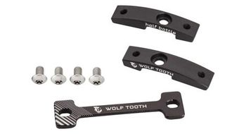 Wolf tooth b rad half bottle adapter   dogbone base black