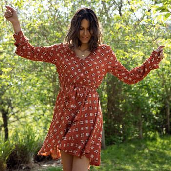 Soi Paris x Spartoo Vestido PAPILLES para mujer