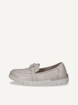 CAPRICE Slipper, white, made of Leather, Size 36