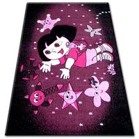 alfombra pilly 7818 dora - purpuranegro 160x220 cm