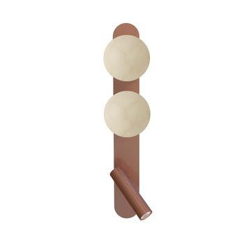 Aplique de pared bubble alabastro (2 luces)
