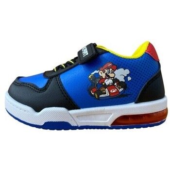 Leomil Zapatillas MB2555 MARIO LUZ Azul para niño