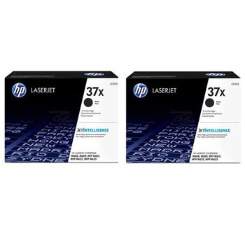 Original Multipack HP LaserJet Enterprise Flow MFP M631h Printer Toner Cartridges (2 Pack) -CF237X